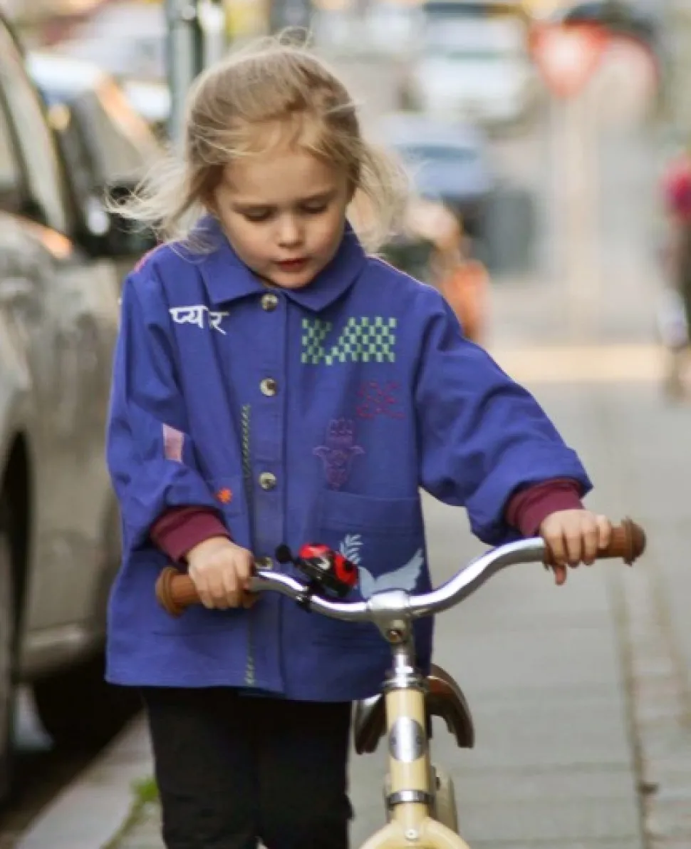 Sissel Edelbo Mini - Oda Mini Organic Cotton Jacket, Marine Blauw