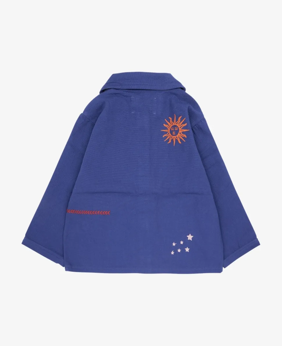 Sissel Edelbo Mini - Oda Mini Organic Cotton Jacket, Marine Blauw