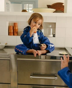 Sissel Edelbo Mini - Oda Mini Organic Cotton Jacket, Marine Blauw