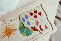 Small Foot Puzzel Rupsje Nooitgenoeg, Meerdere Lagen