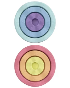 Stapelstein Inside Pastel, 6 Stuks