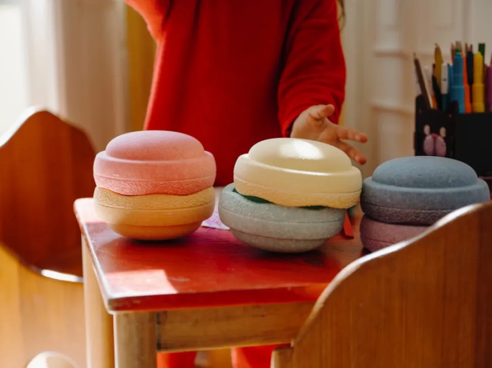 Stapelstein Mini, Pastelset 6 Stuks