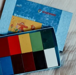 Stockmar Krijtblokjes Van Was, 12 Stuks