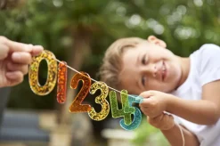 Tickit - Regenboog Glitter Cijfers