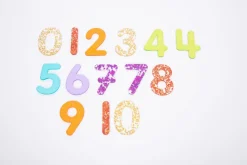 Tickit - Regenboog Glitter Cijfers