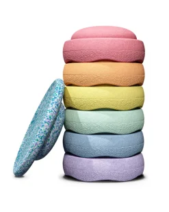 TIJDELIJKE ACTIE Stapelstein Winter Special Rainbow Set Pastel