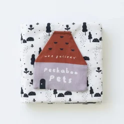 Wee Gallery Knisperboekje, Peekaboo Pets