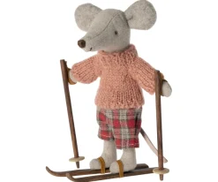 Winter Muis, Grote Zus Met Skiset