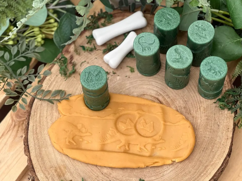 Yellow Door - Let's Roll Dinosaurs Kleirollers